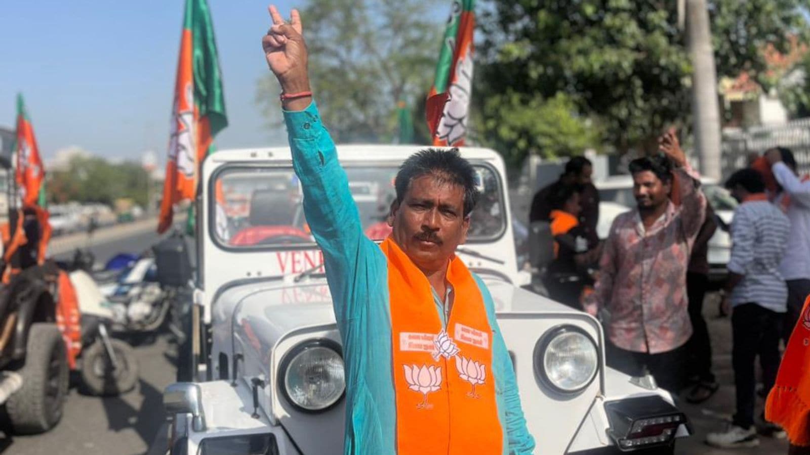 Working as peon at BJP’s Mehsana district office for 27 years, tribal man wins corporation polls