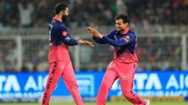 Ravindra Jadeja in action during IPL 2026 for Rajasthan Royals. (PHOTO: CREIMAS FOR IPL)
