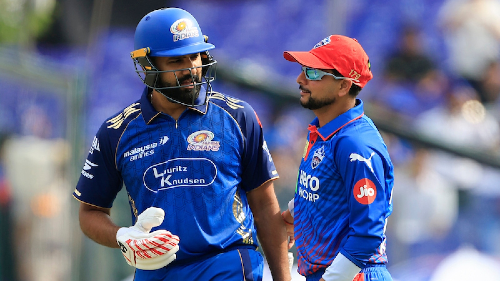 Rohit Sharma Kuldeep Yadav IPL MI vs DC DRS