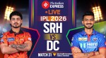 IPL 2026 SRH vs DC Live Cricket Score: Both teams are coming into the game on the back of wins