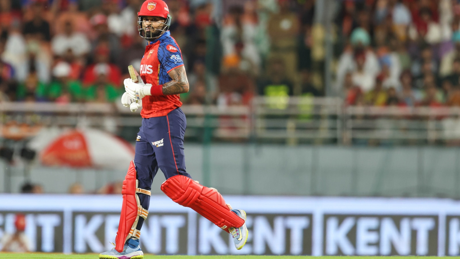 PBKS skipper Shreyas Iyer in action. (CREIMAS FOR IPL)