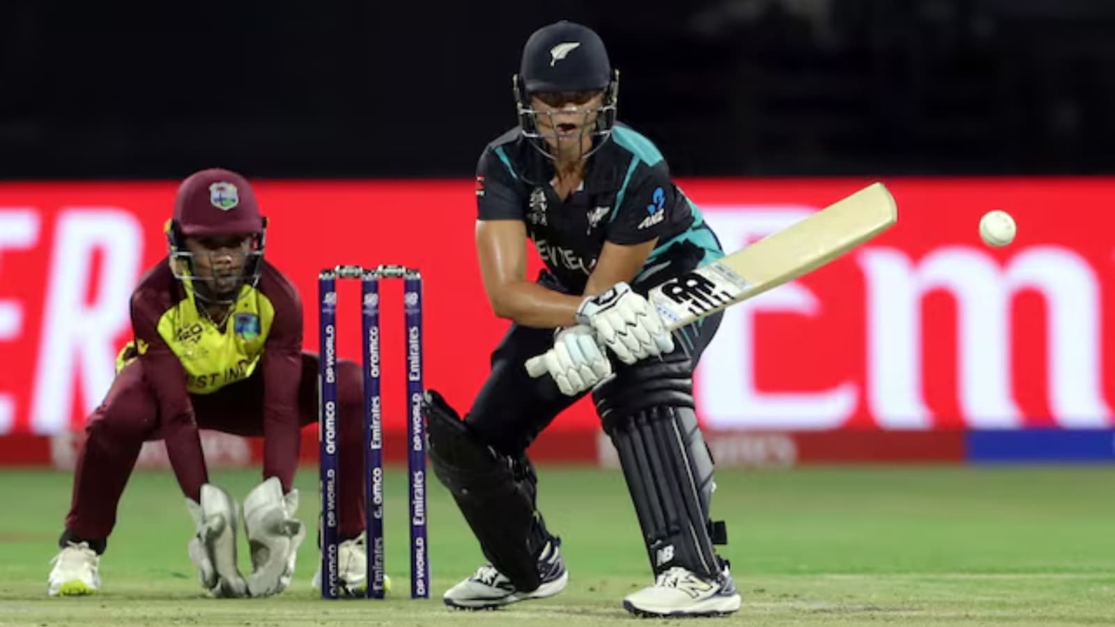 New Zealand legendary cricketer Suzie Bates in action. (Reuters)