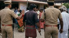 Tamil Nadu election: Constable stabbed at polling booth by man who ‘bore resentment towards policemen’