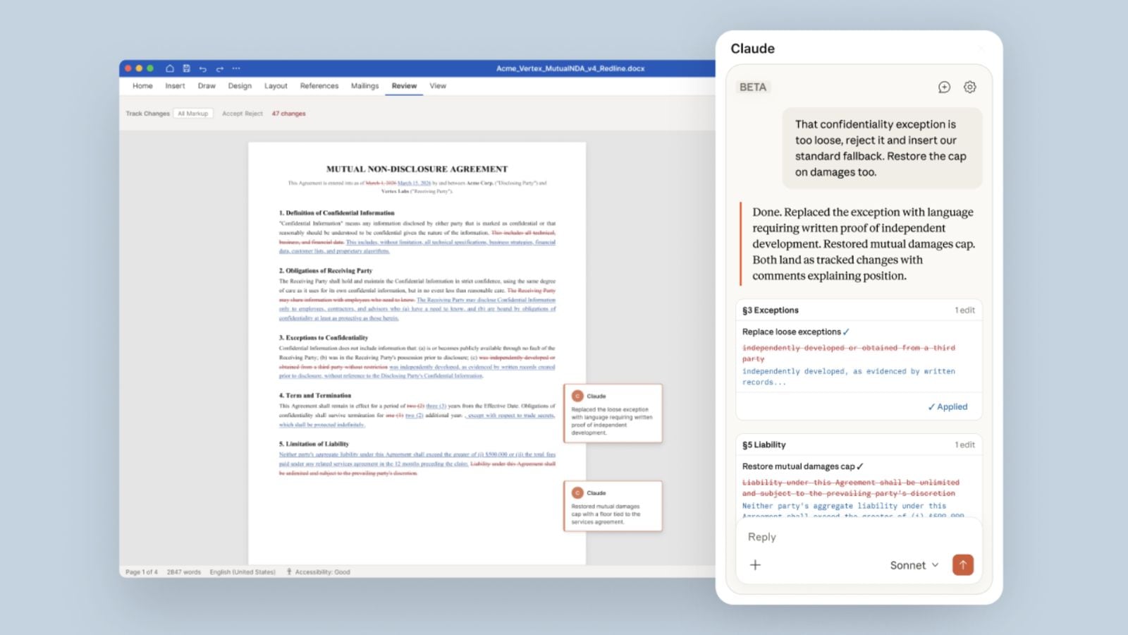 Anthropic introduces Claude AI integration for Microsoft Word users