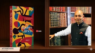 The Alphabets of Africa , the latest book of Abhay K, India’s Ambassador to Azerbaijan. (Source: amazon.in/Wikimedia/AI)