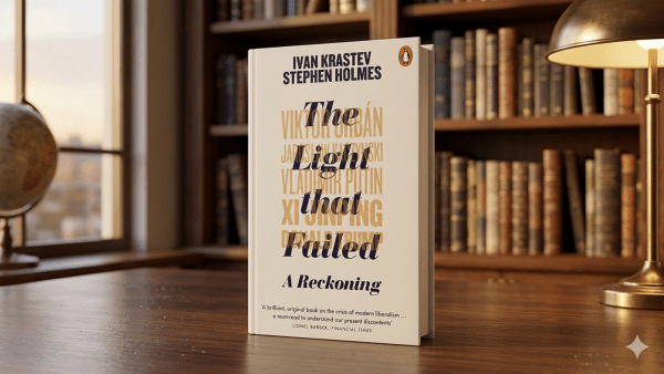 The book cover of The Light That Failed by Ivan Krastev and Stephen Holmes