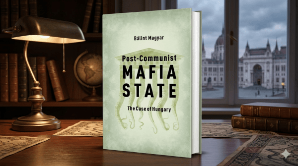 The book cover of Post-Communist Mafia State by Balint Magyar