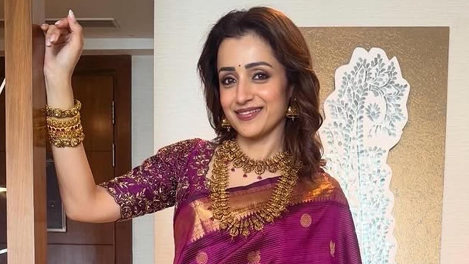 ‘Love is not everything’: Actor Trisha’s cryptic reflections on choosing peace spark buzz after Chennai wedding appearance with Vijay