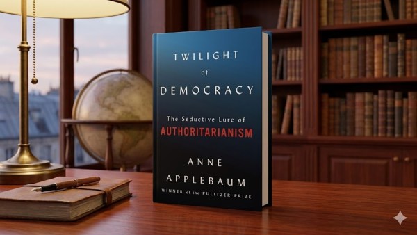 The book cover of Twilight of Democracy by Anne Applebaum (2020)