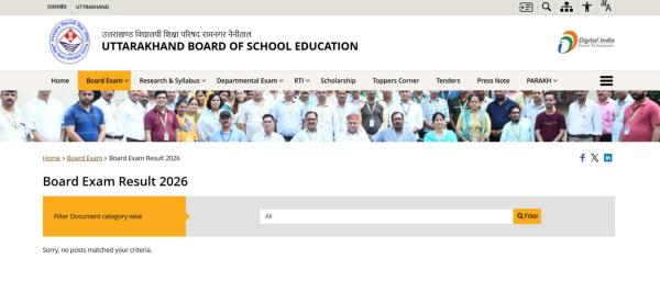 UBSE class 10,12 results 2026: Websites to check