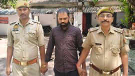 Kidney racket mastermind, 34-year-old Rohit Tiwari, in police custody. Express