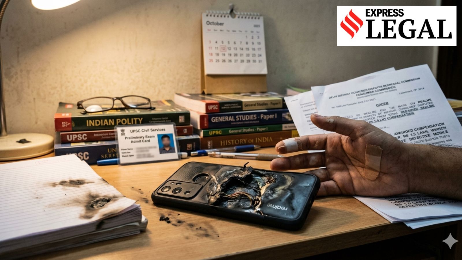 Realme phone explodes day before UPSC exam: Delhi consumer court awards Rs 1.5 lakh to aspirant who lost a year
