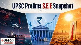 UPSC Prelims S.E.E. Snapshot: GPS interference, Monetary Policy, Heatwaves— quick look