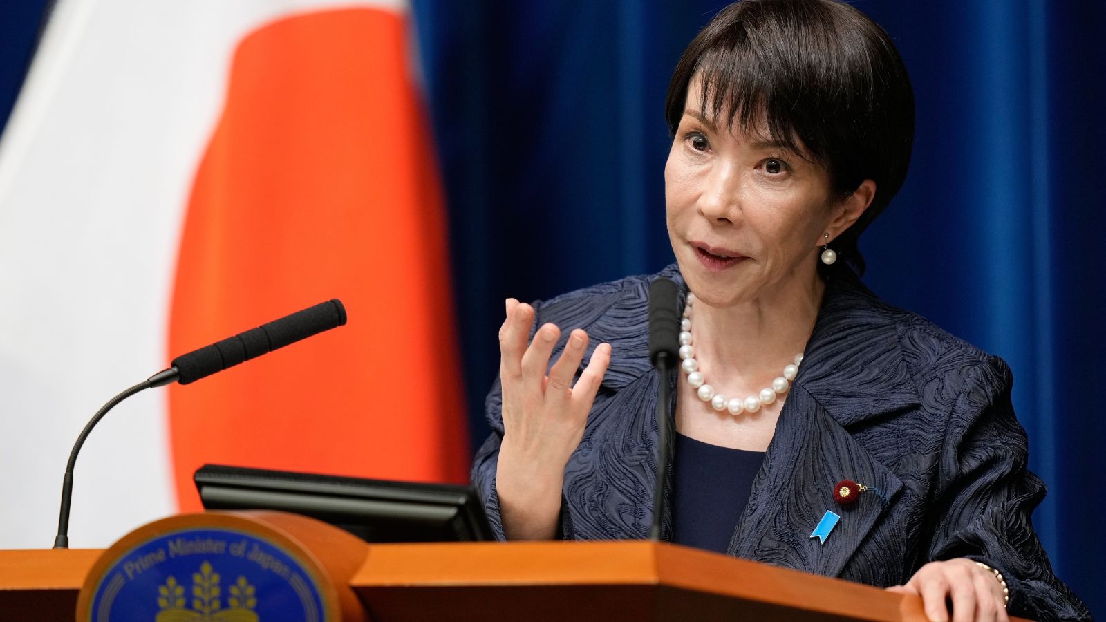 Japan Prime Minister Sanae Takaichi. (AP)