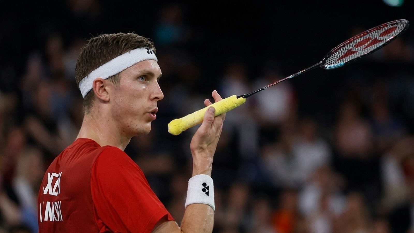 File image of two-time Olympic champion Viktor Axelsen. (Reuters)