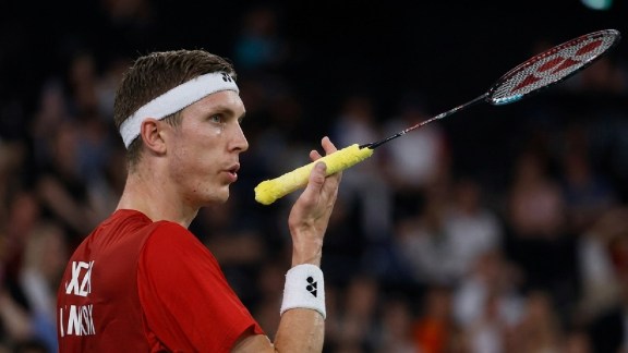File image of two-time Olympic champion Viktor Axelsen. (Reuters)