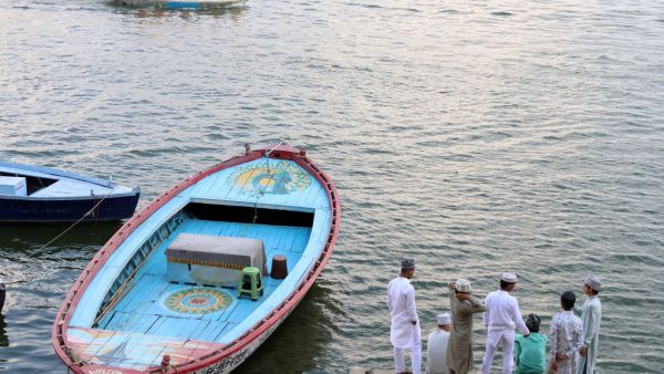 Court: It was alleged that an iftar gathering was held on a boat on the Ganga and the accused discarded the leftovers into the river on March 15. (Express Photo by Vishal Srivastav)