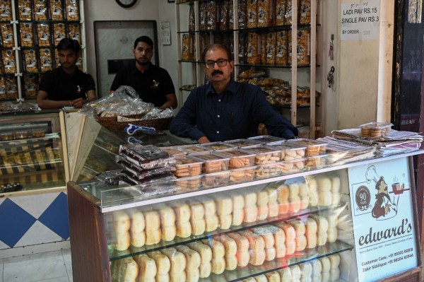 A file photo of Omaish Siddique, owner of New Edward Bakery, Fort, Mumbai. Express photo by Sankhadeep Banerjee