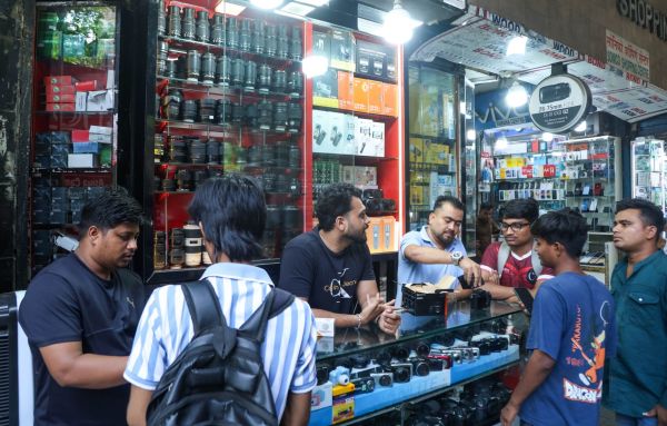 A legacy in every frame: Standing inside Vibgyor Photos, one of the oldest shops in Fort's iconic Camera Gully, where the art of photography has been passed down through generations of Mumbaikars.