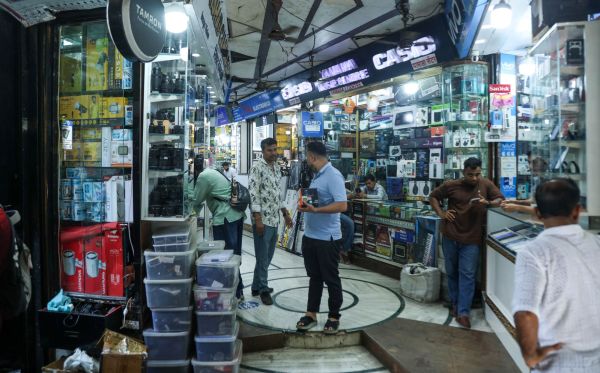 A legacy in every frame: Standing inside Vibgyor Photos, one of the oldest shops in Fort's iconic Camera Gully, where the art of photography has been passed down through generations of Mumbaikars.