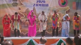 Zambian dancers Lollipop Lagelu Bihar Diwas