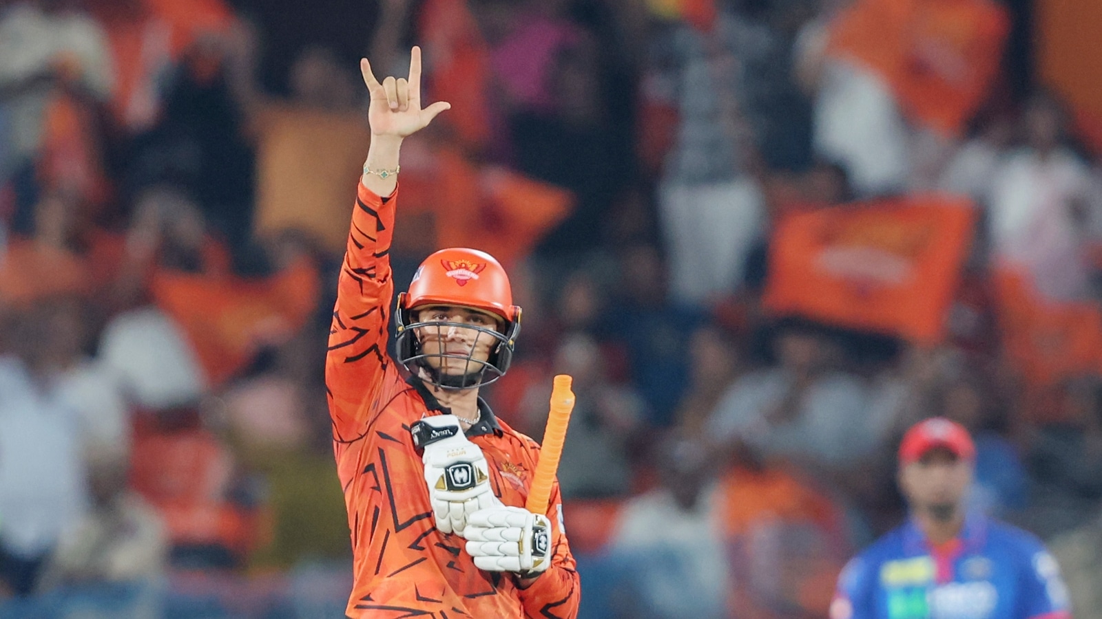 Abhishek Sharma equals Virat Kohli’s record with 47-ball century vs Delhi Capitals