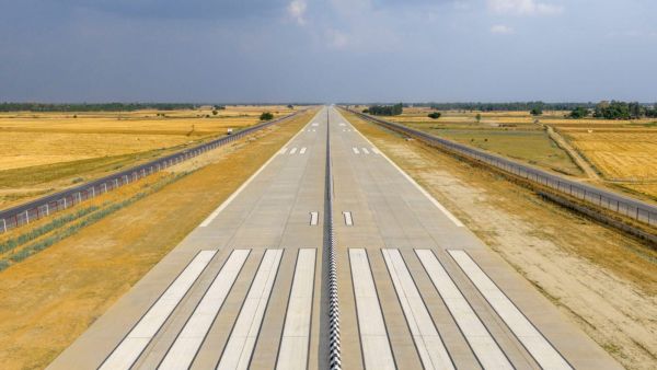 A 3.5-km-long airstrip has also been constructed in Shahjahanpur district (Jalalabad tehsil) as part of the project.