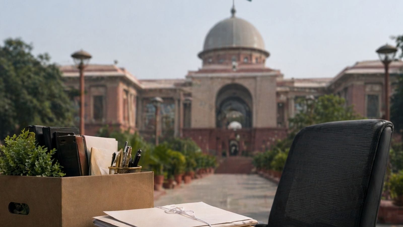 Chhattisgarh almond video row leads to action as officials are moved after a viral clip exposed delays in a pending mutation application case. (Image generated by AI)