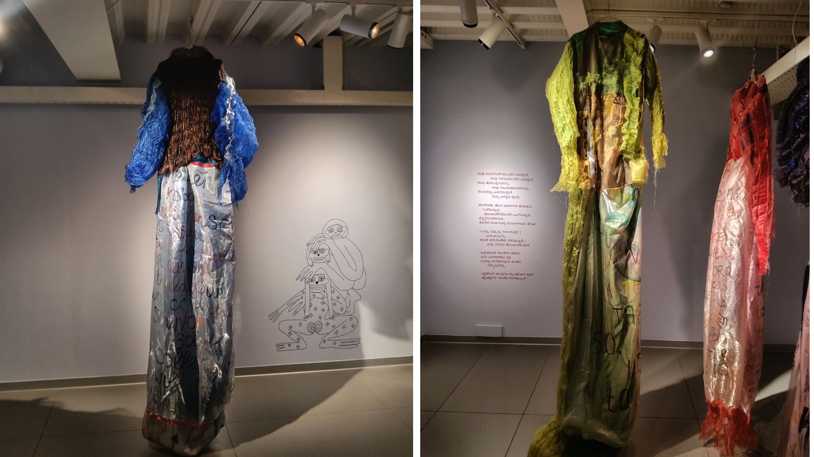 Dutch artist Afra Eisma’s textile art on display in Bengaluru, signalling defiance, resistance