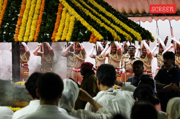 Asha Bhosle funeral