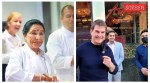 Asha Bhosle's restaurant chain Asha's once had a visiter in Tom Cruise.