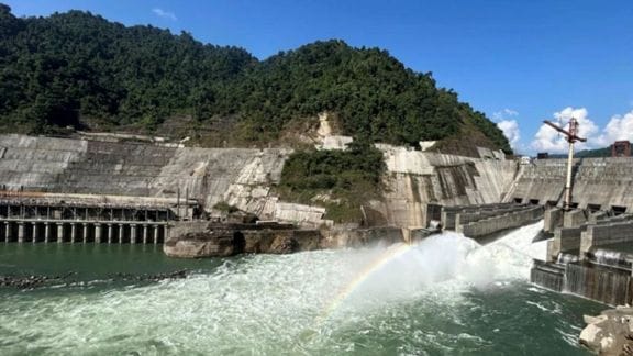 Subansiri Lower hydel project on Arunachal-Assam border. (NHPC)