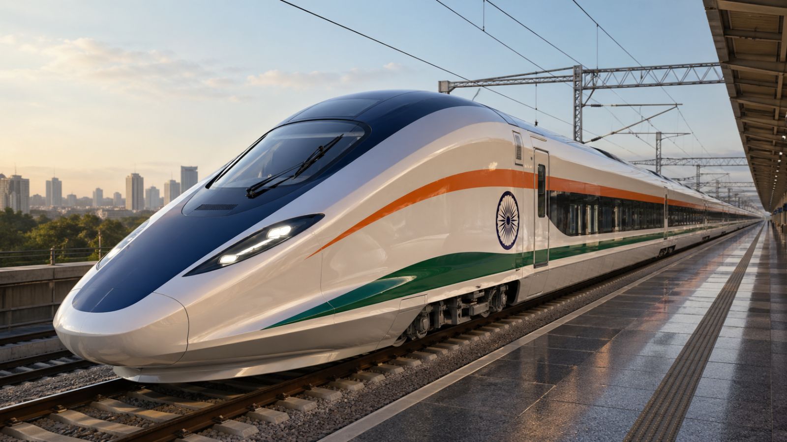 India bullet train B28 will be manufactured at BEML’s Aditya plant in Bengaluru. (Image generated using AI)