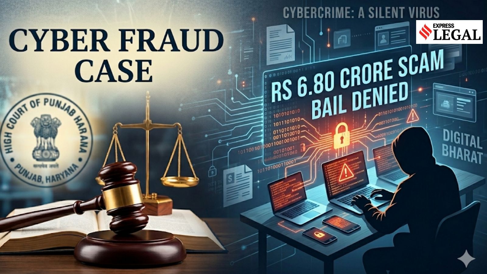 Punjab and Haryana High Court says ‘silent virus’, denies pre-arrest bail to 23-year-old in Rs 6.80 crore ‘digital arrest’ case Punjab and Haryana High Court says ‘silent virus’, denies pre-arrest bail to 23-year-old in Rs 6.80 crore ‘digital arrest’ case