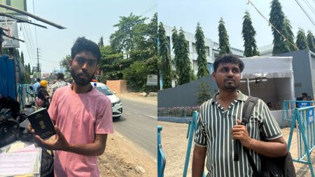 Ram Pasad Biswas (L) and Sabidul Mulla (R) are among the people making their final attempts to be included in the electoral roll.