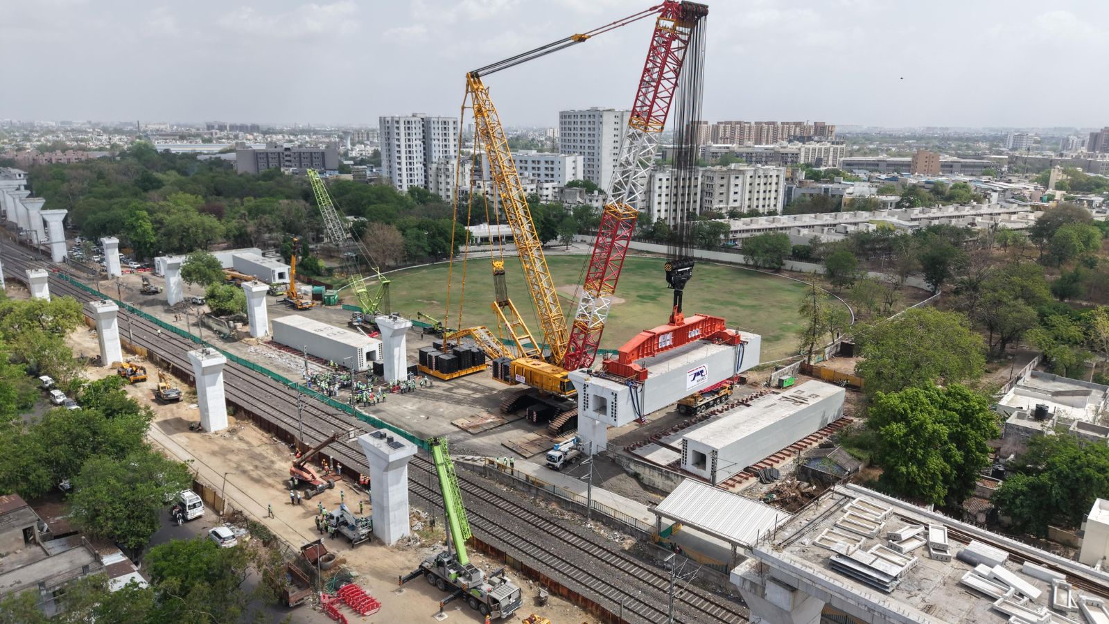 Mumbai-Ahmedabad bullet train project: NHSRCL says it launched heaviest girder in record 3.5 hours