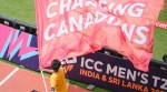 A flag of Canada Cricket during the T20 World Cup. (Photo: Cricket Canada/ Facebook)