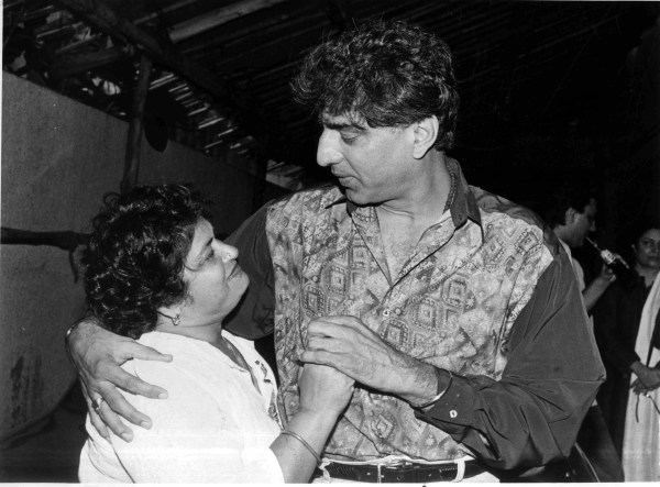 फिल्म स्टार सरोज खान और फिल्म निर्देशक मधुर भंडारकर। (फोटो: एक्सप्रेस आर्काइव)