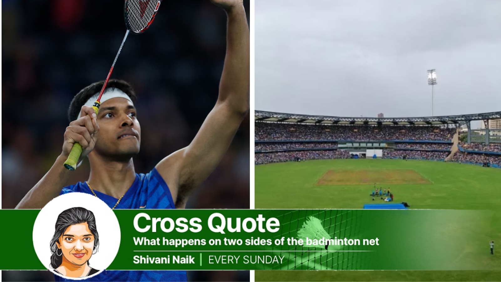 Mumbai is getting its fifth cricket stadium. Chirag Shetty, World No. 1, has no arena to call home