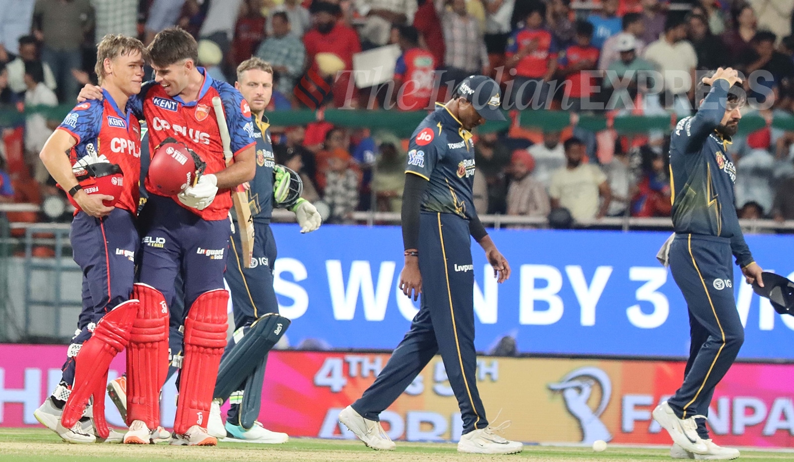 Cooper Connolly spared none — neither Rashid nor Kagiso Rabada, nor later the reformed Prasidh Krishna. (Express Photo by Kamleshwar Singh)