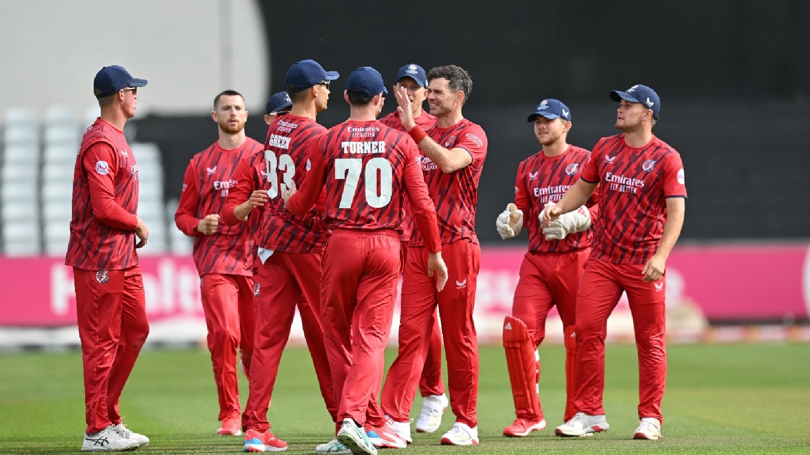  James Anderson in action for Lancashire county. (X/Lancashire Cricket)
