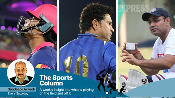 Vaibhav Sooryavanshi, Sachin Tendulkar and Virender Sehwag are among the Indian cricket stars who have redrawn their surroundings. (BCCI/File Photo)