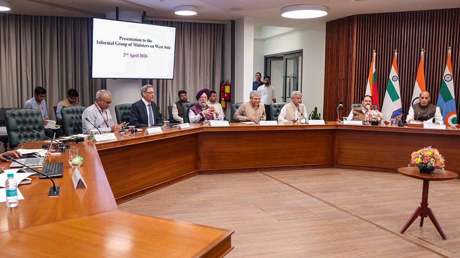 Rajnath Singh chairs IGoM meeting