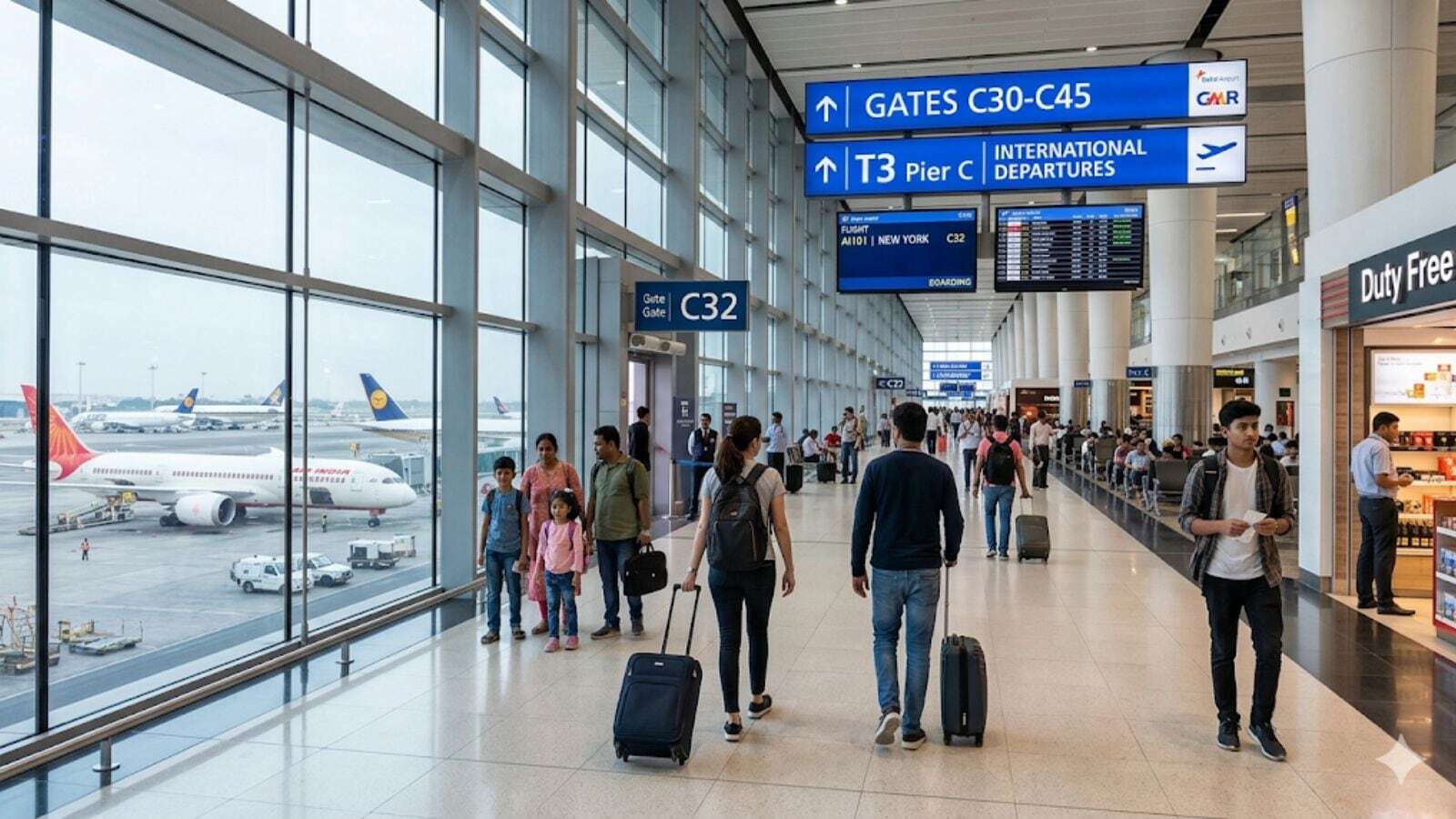 Swiss airline aborts flight takeoff at Delhi airport, 6 injured