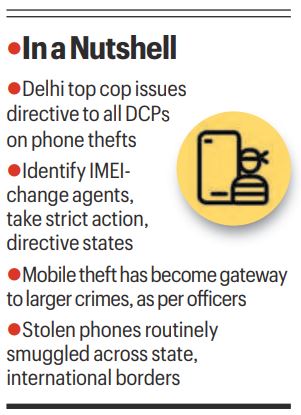 Police to step up action on mobile theft network