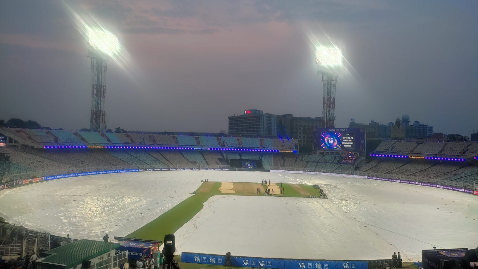 Dark clouds hover over Kolkata’s season as rain threatens to disrupt KKR vs PBKS IPL 2026 match at Eden Gardens