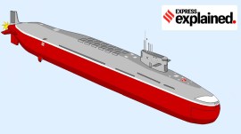 INS Aridaman, INS Aridaman nuclear submarine, Indian nuclear submarine, nuclear submarine, nuclear powered ballistic missile submarine, Indian express explained, explained news, current affairs