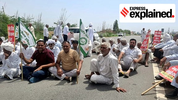 Haryana farmers protest