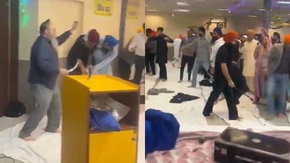 germany gurudwara chaos