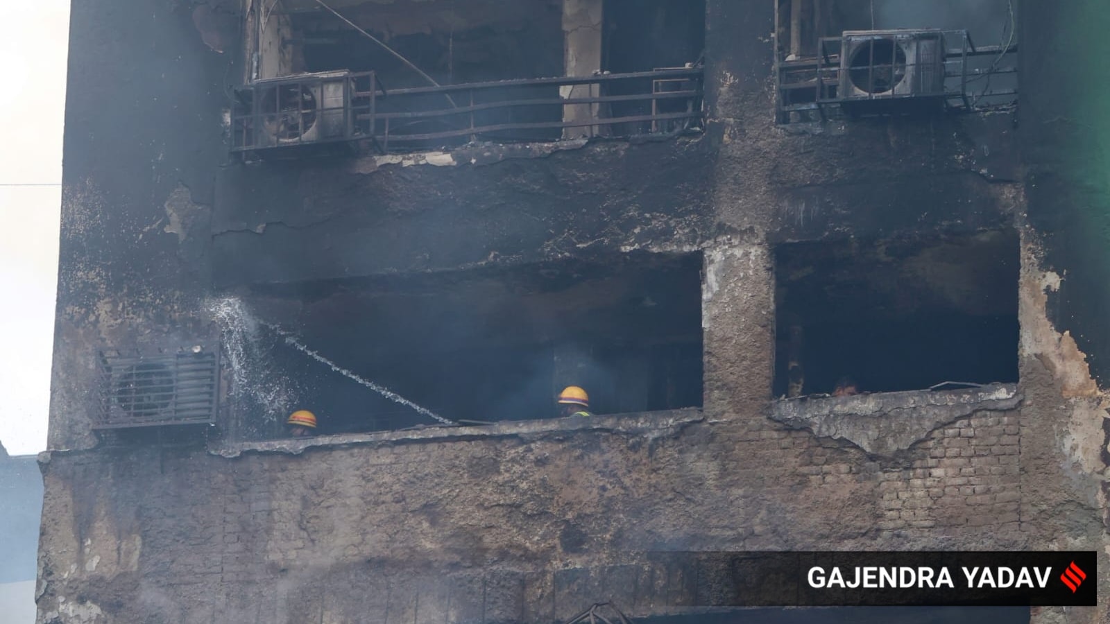 Massive fire at Gaur Green Avenue in Ghaziabad: Started from locked flat, residents evacuated